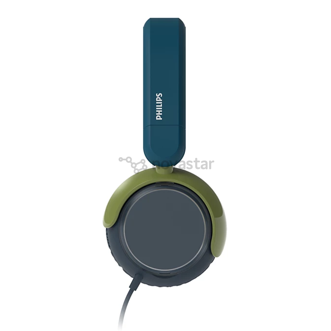 Vaikiškos ausinės Philips TAK2000, mėlynos/žalios