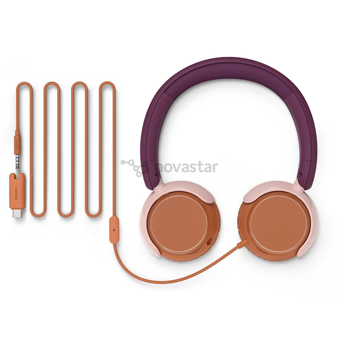 Philips TAK2000, magenta purple - Kids' headphones
