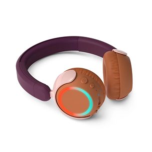 Vaikiškos belaidės ausinės Philips TAK4200, violetinės