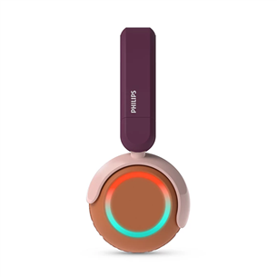 Vaikiškos belaidės ausinės Philips TAK4200, violetinės