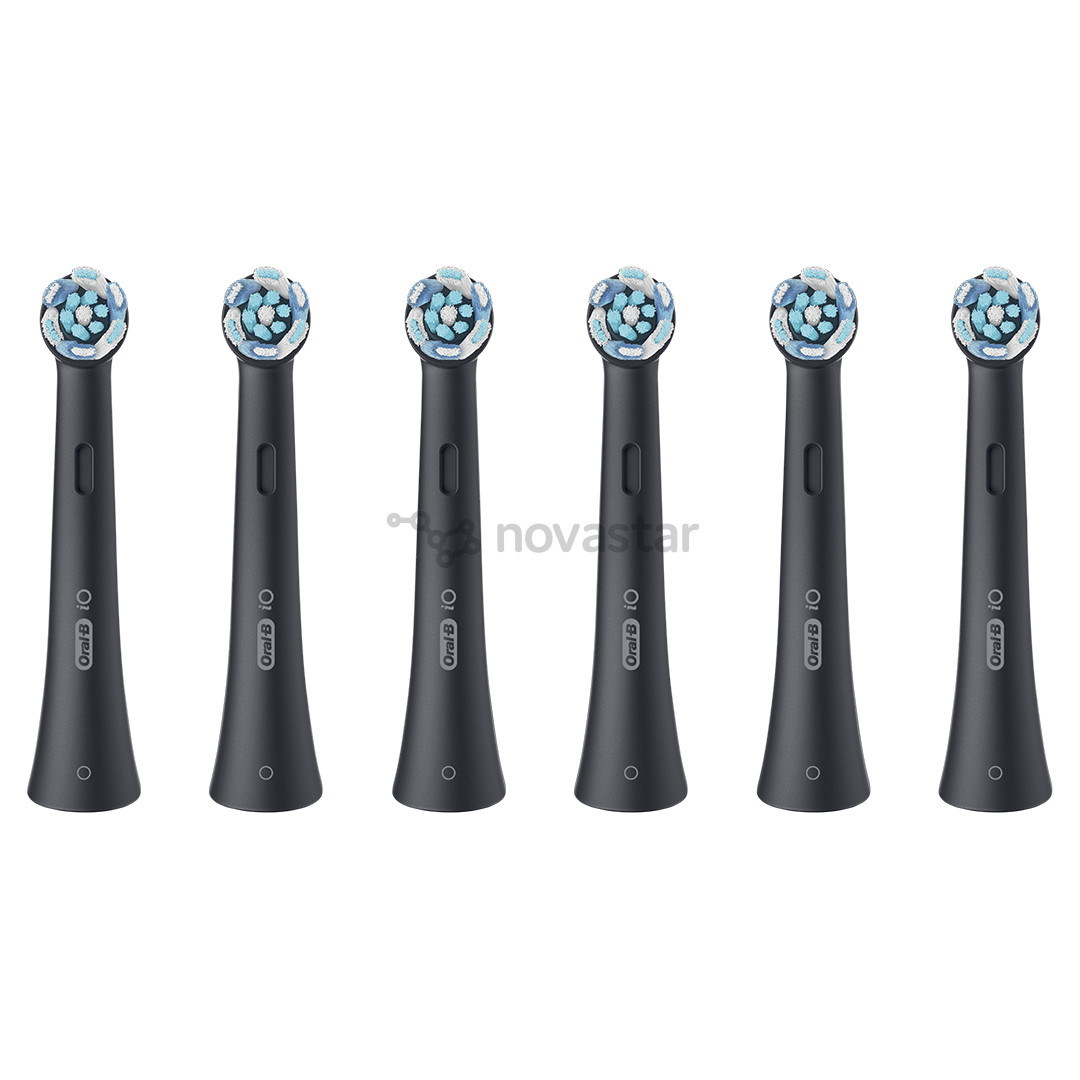 Dantų šepetėlių antgaliai Braun Oral-B UltimateClean, 6 vnt., juodi