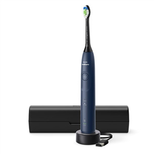 Elektrinis dantų šepetėlis Philips Sonicare Series 5500, mėlynas HX7113/01