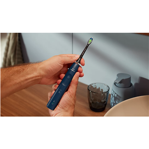 Elektrinis dantų šepetėlis Philips Sonicare Series 5500, mėlynas