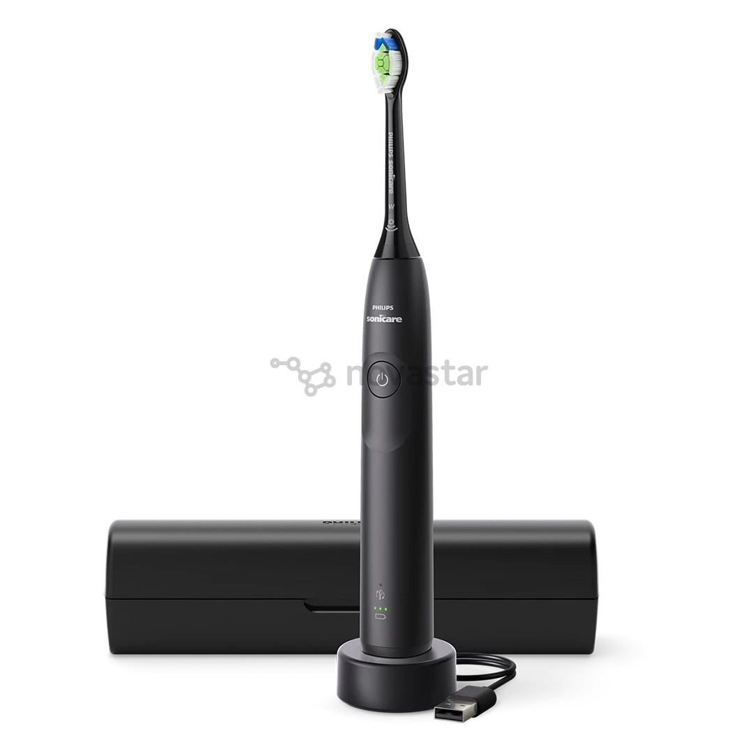 Elektrinis dantų šepetėlis Philips Sonicare Series 5300, juodas