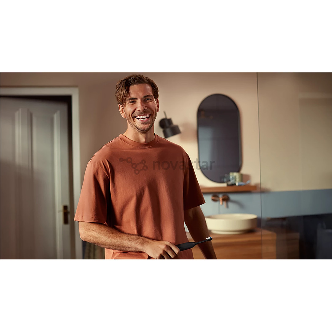 Elektrinis dantų šepetėlis Philips Sonicare Series 5300, juodas