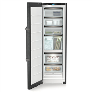 Šaldiklis Liebherr SFNBSD529I, NoFrost, 278 L, 186 cm, juodas