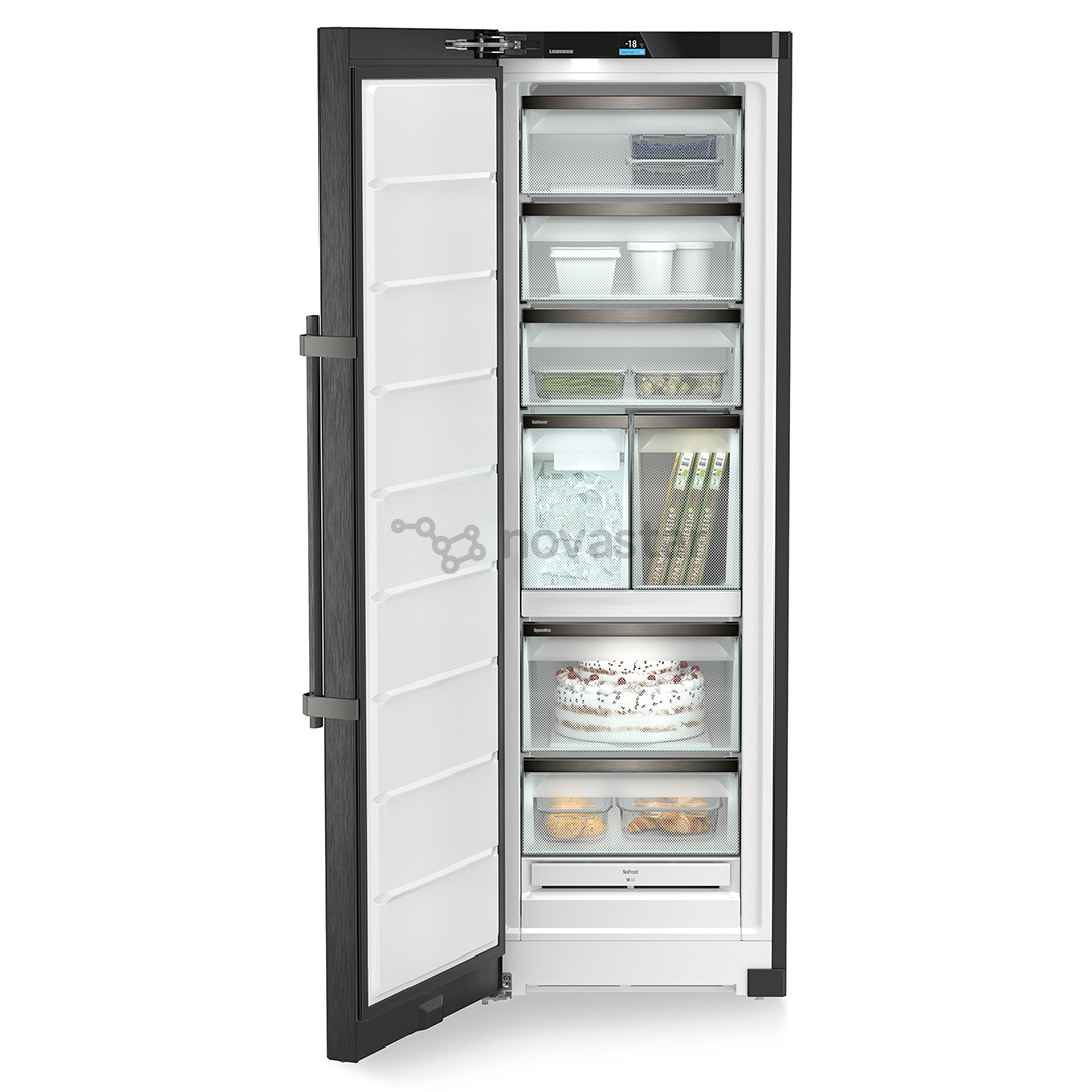 Šaldiklis Liebherr SFNBSD529I, NoFrost, 278 L, 186 cm, juodas