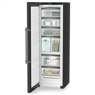 Šaldiklis Liebherr SFNBSD529I, NoFrost, 278 L, 186 cm, juodas