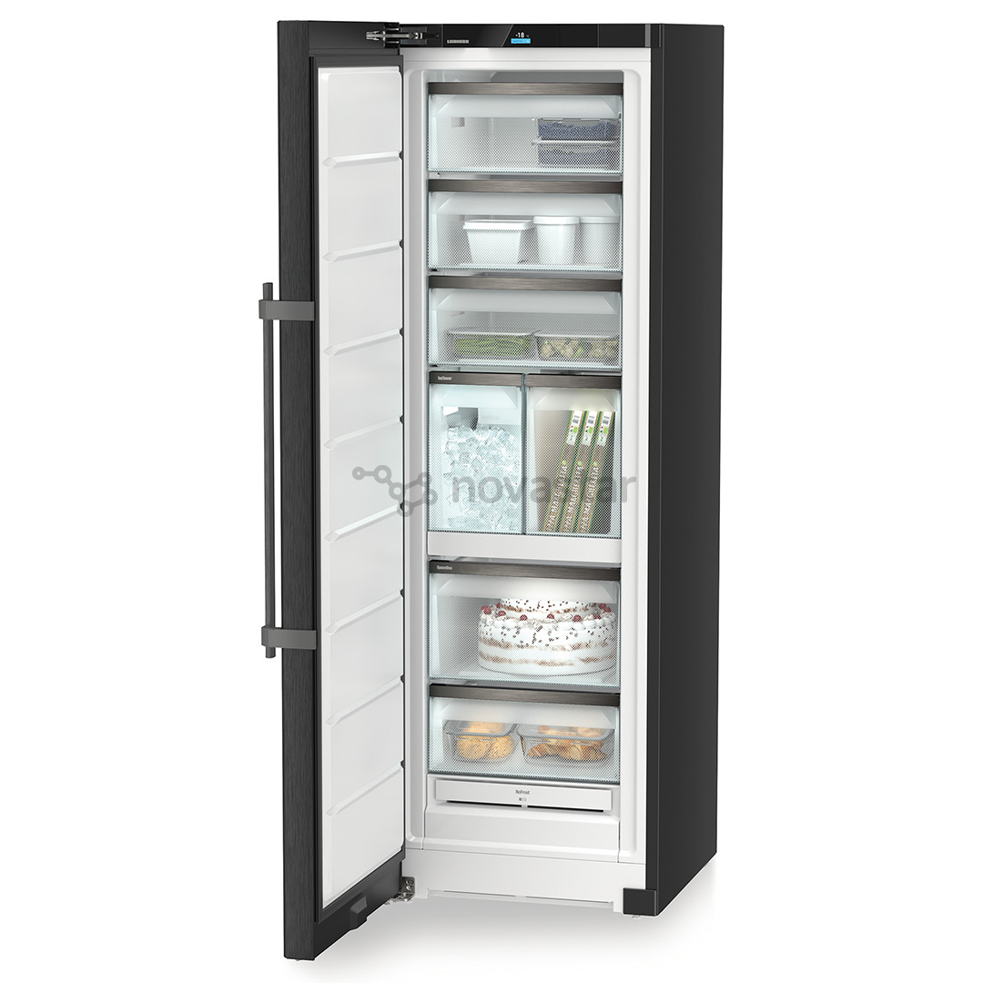 Šaldiklis Liebherr SFNBSD529I, NoFrost, 278 L, 186 cm, juodas