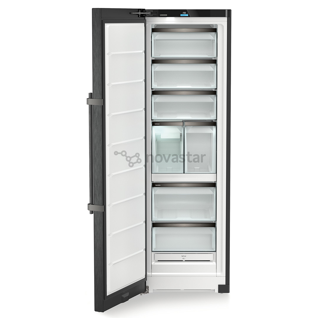 Šaldiklis Liebherr SFNBSD529I, NoFrost, 278 L, 186 cm, juodas
