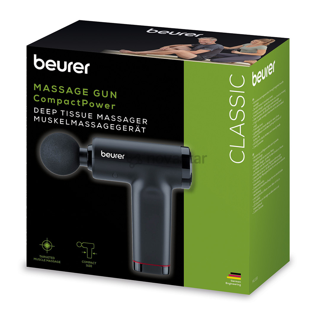 Masažuoklis Beurer CompactPower, juodas