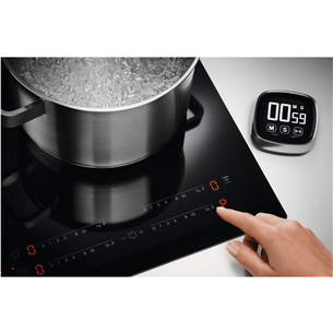 Electrolux 600 Series SaphirMatt, Hob2Hood, ширина 59 см, без рамы, черный - Интегрируемая индукционная варочная панель