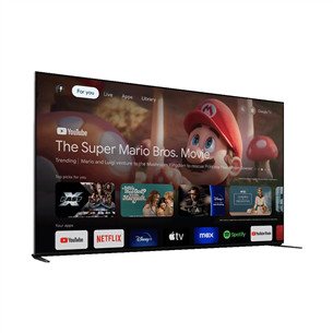 Televizorius Sony Bravia 9 XR90, 65", 4K UHD, Mini-LED, juodas