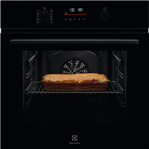 Electrolux 500 Series SurroundCook, pirolizė, juoda - Įmontuojama orkaitė EOF6P76BZ
