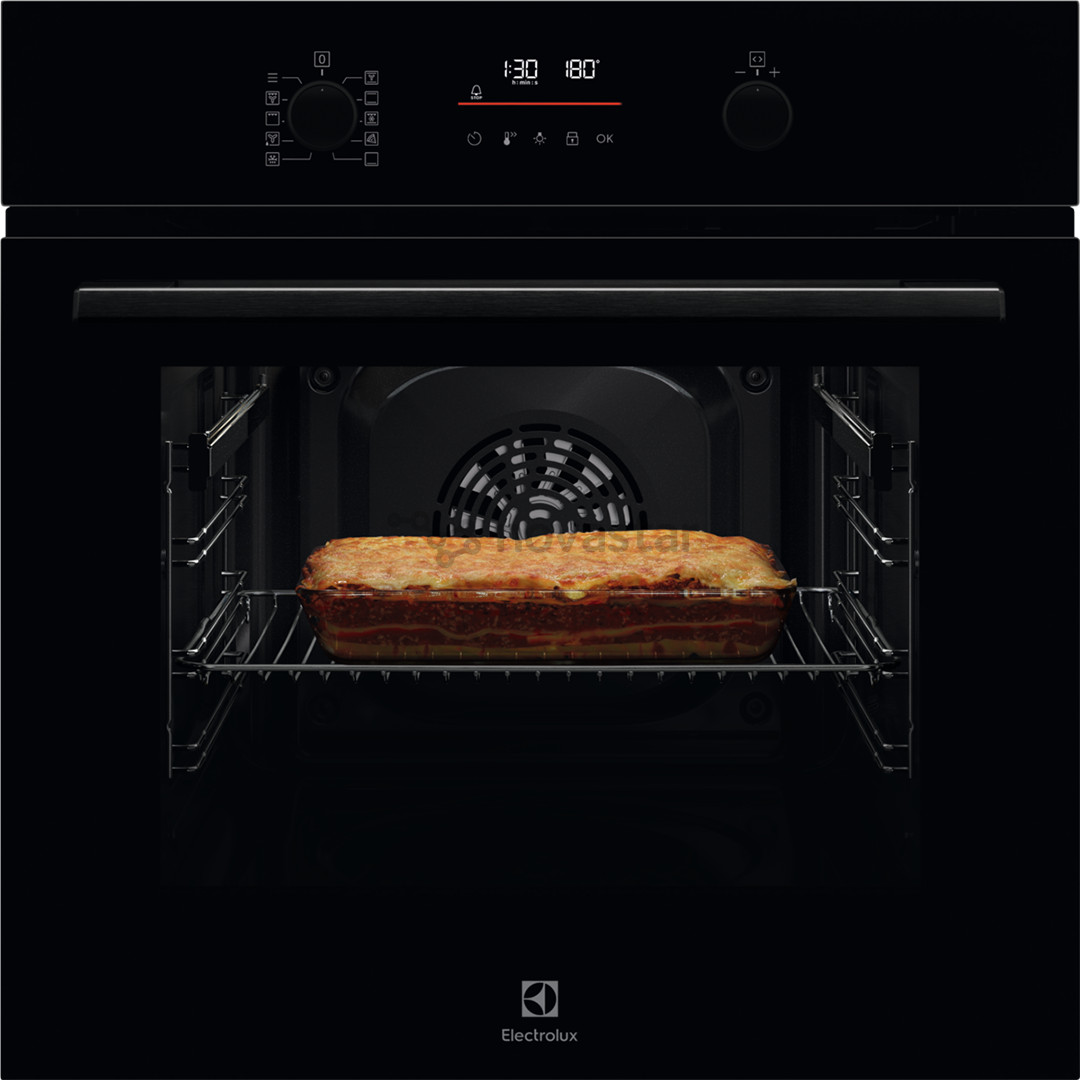 Electrolux 500 Series SurroundCook, pirolizė, juoda - Įmontuojama orkaitė