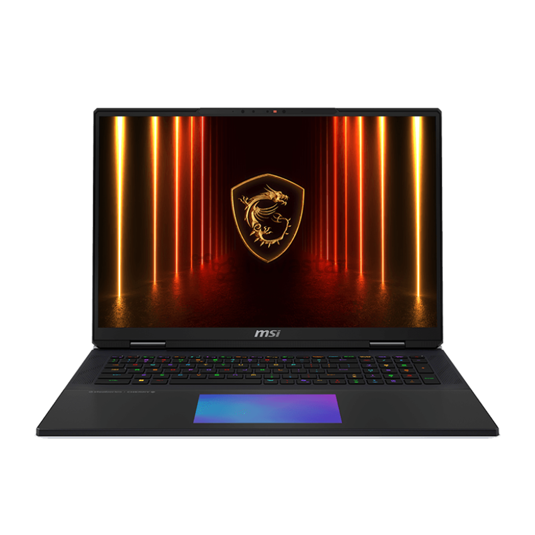MSI Titan 18 HX, 18'', 4K UHD, Mini LED, 120 Hz, Ultra 9, 64 GB, 6 TB, RTX 5090, ENG, core black - Notebook