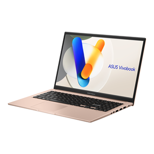 Nešiojamasis kompiuteris - Asus Vivobook 15, 15,6'', FHD, i5, 16 GB, 512 GB, ENG, terakotos sp.