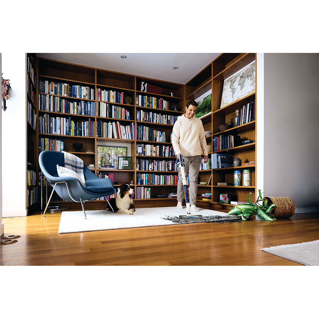 Shark PowerPro, blue/white - Cordless vacuum cleaner