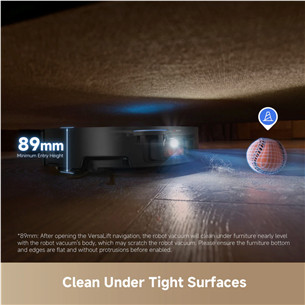 Dulkių siurblys robotas Dreame X50 Ultra Complete, juodas