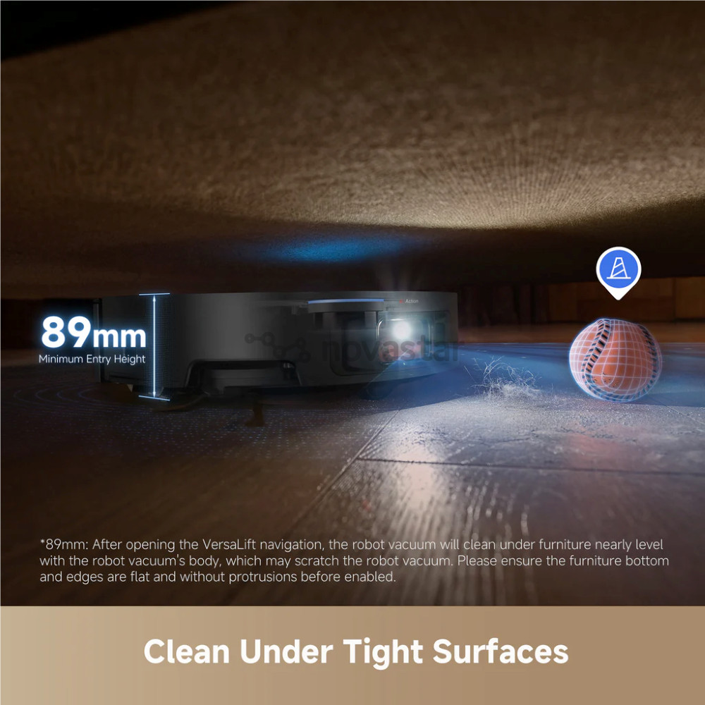 Dulkių siurblys robotas Dreame X50 Ultra Complete, juodas