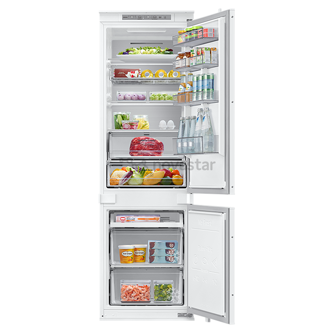 Samsung, NoFrost, 267 L, height 178 cm - Built-in refrigerator