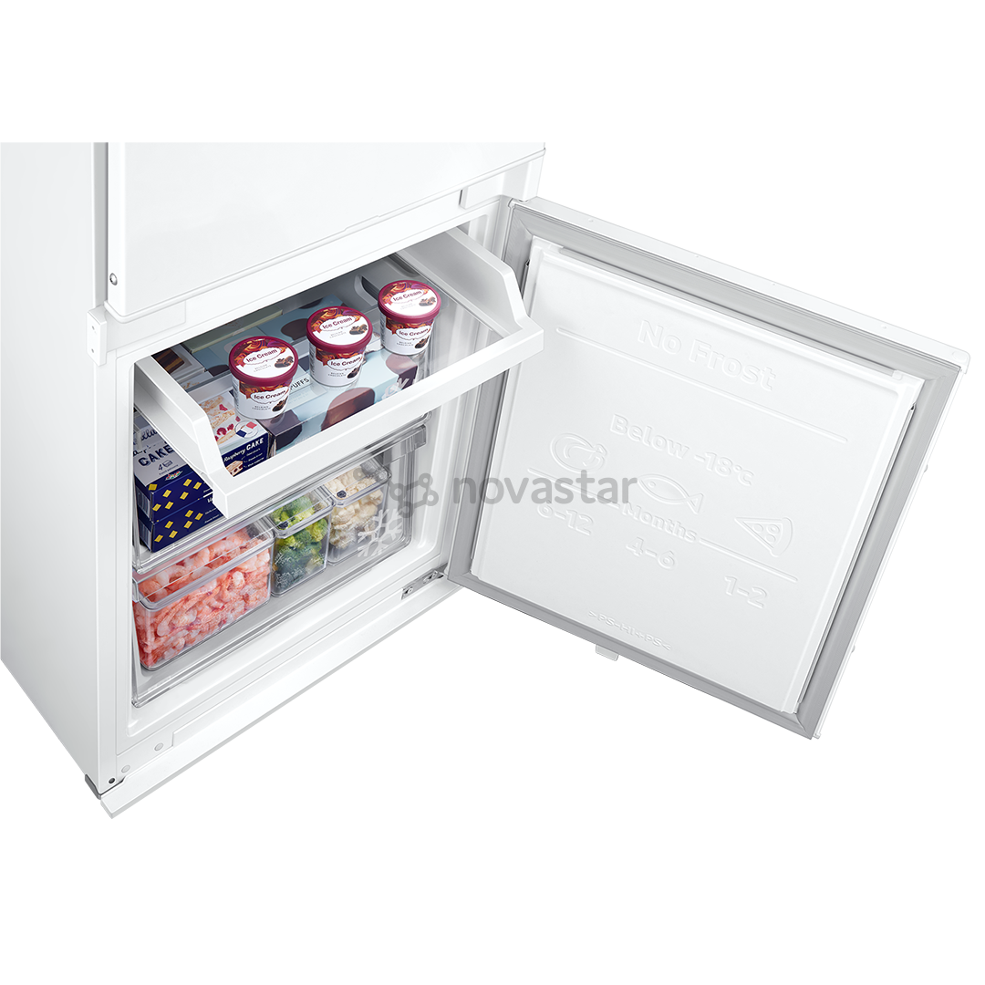 Samsung, NoFrost, 267 L, height 178 cm - Built-in refrigerator