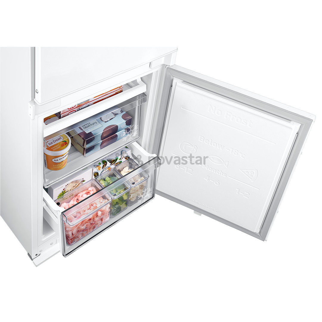 Įmontuojamas šaldytuvas Samsung, NoFrost, 267 L, aukštis 178 cm