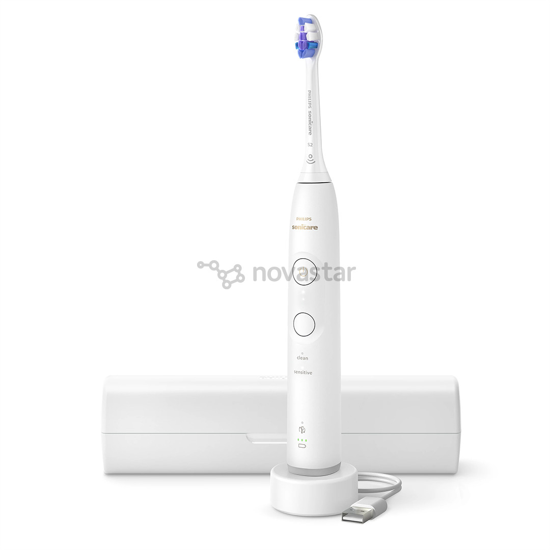Elektrinis dantų šepetėlis Philips Sonicare Series 6100, šviesiai mėlynas