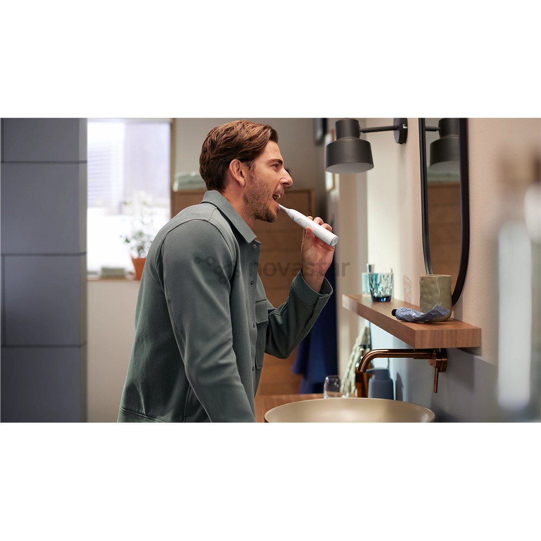 Elektrinis dantų šepetėlis Philips Sonicare Series 6100, šviesiai mėlynas