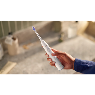 Elektrinis dantų šepetėlis Philips Sonicare Series 6100, šviesiai mėlynas