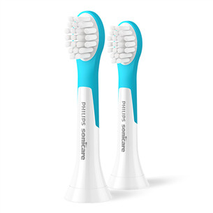 Philips For Kids, 2 pcs, white/blue - Spare brushes HX6032/90