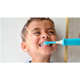 Dantų šepetėlių antgaliai Philips For Kids, 2 vnt., balti/mėlyni