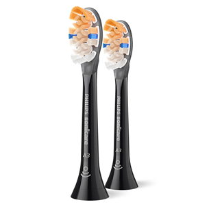 Dantų šepetėlių antgaliai Philips Sonicare Premium All-in-One, 2 vnt., juodi HX9092/88