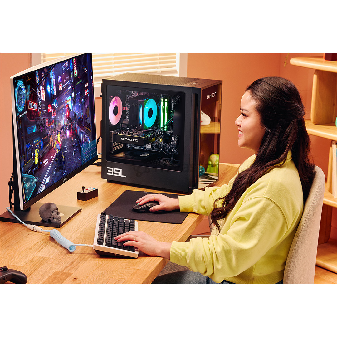 HP Omen 35L, Ryzen 7, 32 GB, 1 TB, RTX 5070 Ti, black - Desktop PC