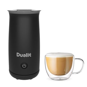 Karšto šokolado aparatas ir pieno plakiklis Dualit, 250 ml, juodas