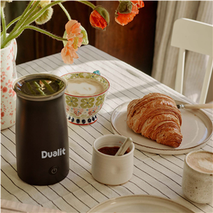 Karšto šokolado aparatas ir pieno plakiklis Dualit, 250 ml, juodas