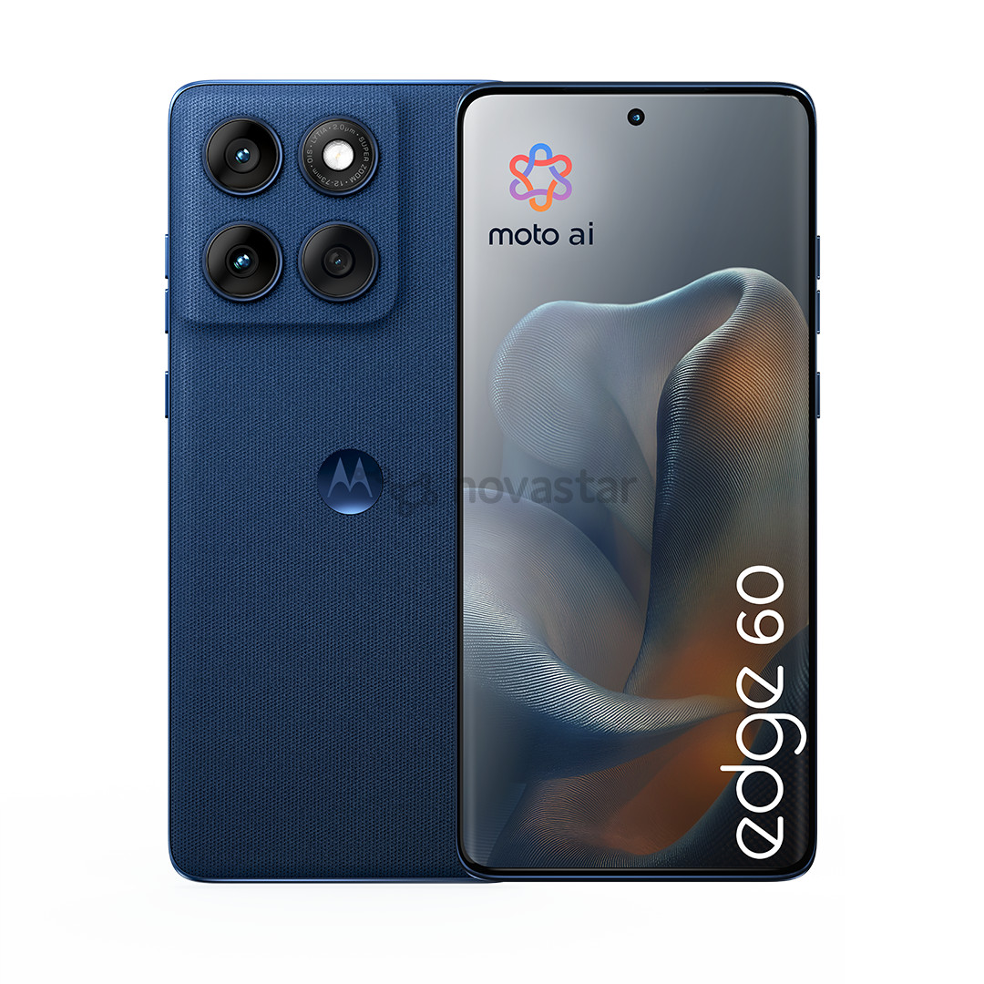 Išmanusis telefonas Motorola Edge 60, tamsiai mėlynas