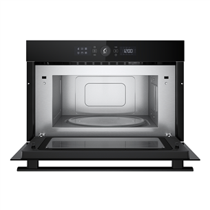 Whirlpool, 31 L, 1000 W, black - Built-in microwave oven with grill