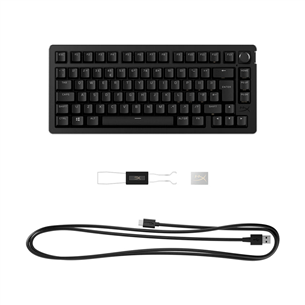 Klaviatūra HyperX Alloy Rise 75, SWE, juoda