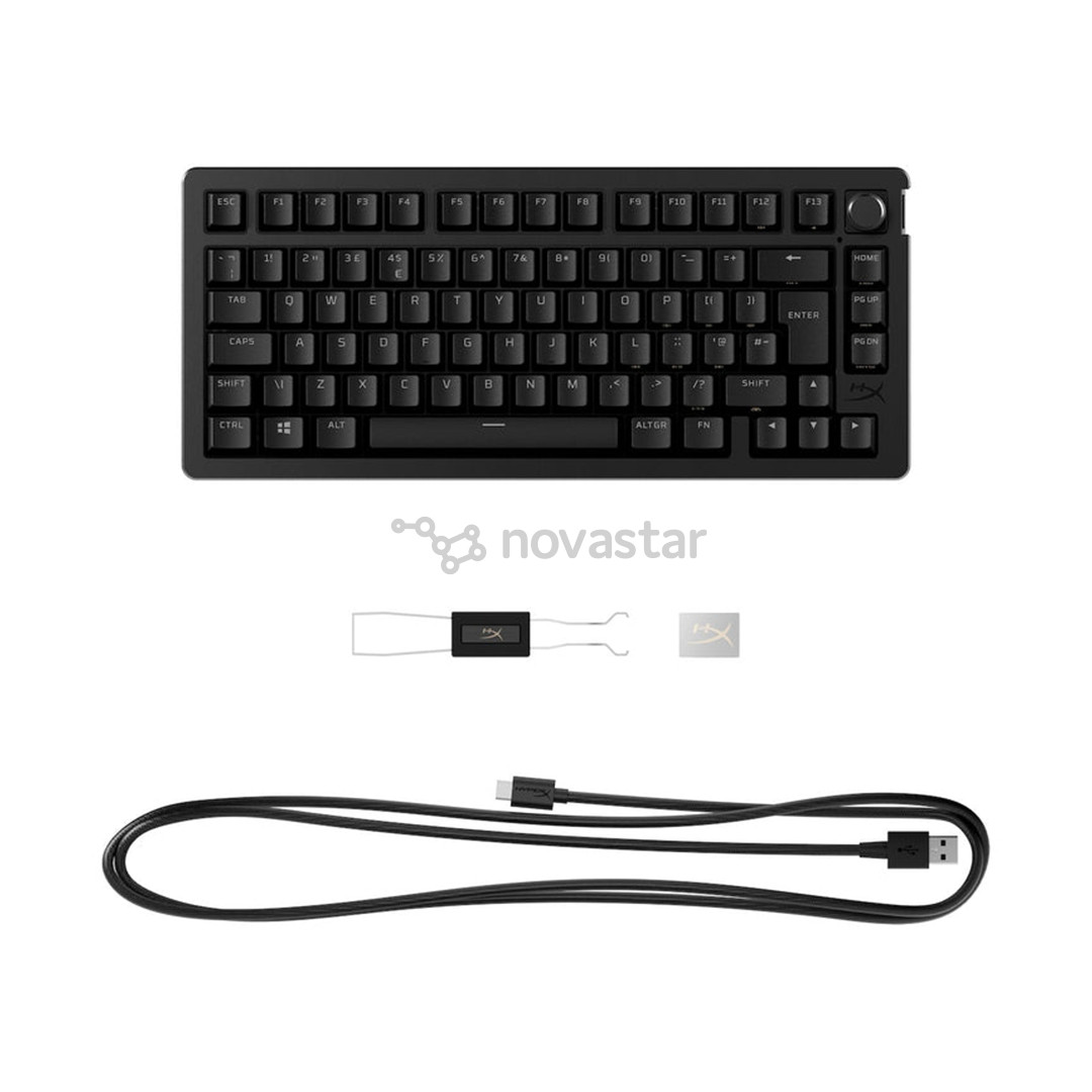 HyperX Alloy Rise 75, US, black - Wireless keyboard