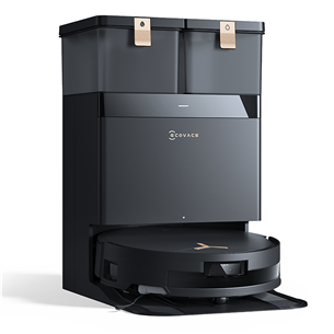 Dulkių siurblys robotas Ecovacs Deebot T50 Max Pro Omni, šlapio ir sauso valymo, juodas