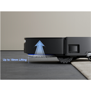 Dulkių siurblys robotas Ecovacs Deebot T50 Max Pro Omni, šlapio ir sauso valymo, juodas