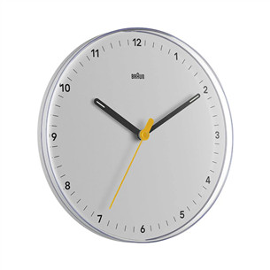Braun BC26, baltas - Sieninis laikrodis