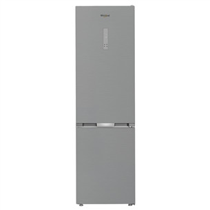 Šaldytuvas Whirlpool, NoFrost, 355 L, aukštis 204 cm, nerūdijančio plieno spalvos WHK26404XP7E