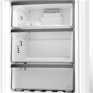 Šaldytuvas Whirlpool, NoFrost, 316 L, aukštis 187 cm, nerūdijančio plieno spalvos