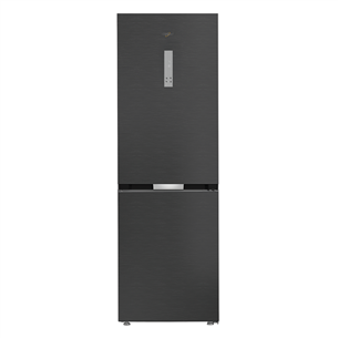 Šaldytuvas Whirlpool, NoFrost, 316 L, aukštis 187 cm, juodas WHK26363XBR5E