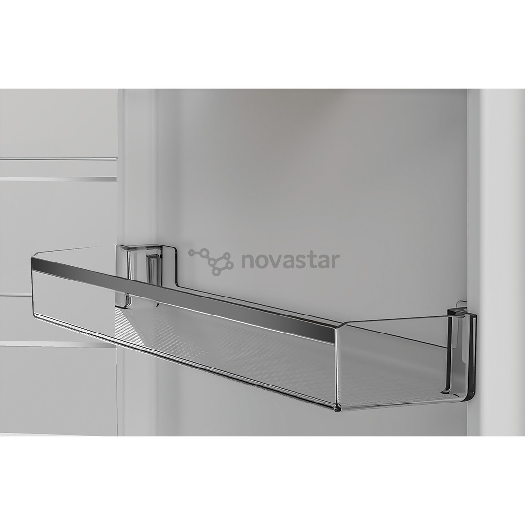 Šaldytuvas Whirlpool, NoFrost, 316 L, aukštis 187 cm, juodas