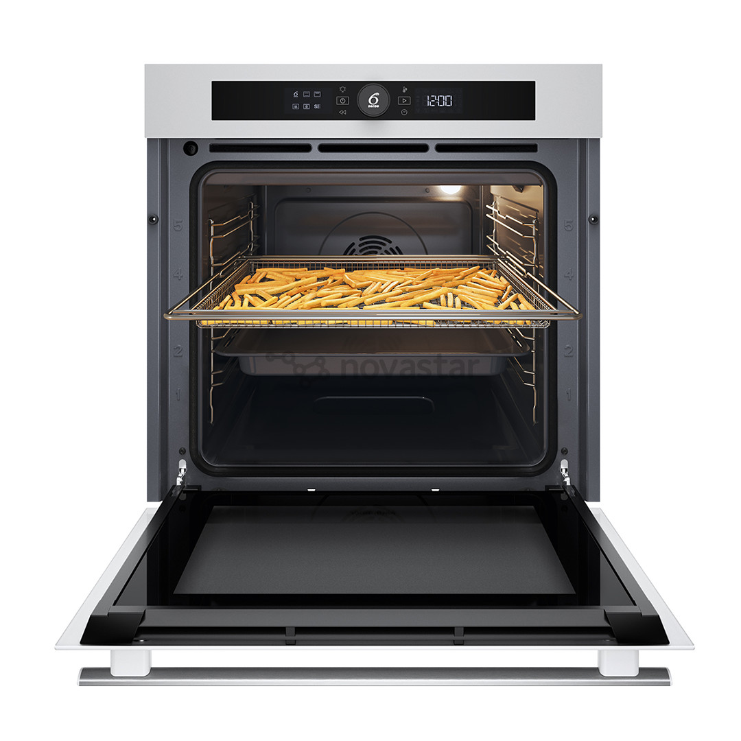 Whirlpool, 73 л, каталитическая очистка, белый - Интегрируемый духовой шкаф