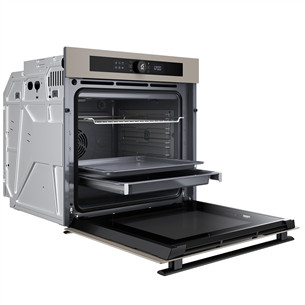 Įmontuojama orkaitė Whirlpool, 73 L, katalitinio valymo, smėlio spalvos