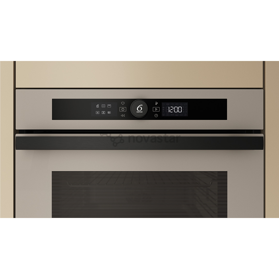 Įmontuojama orkaitė Whirlpool, 73 L, katalitinio valymo, smėlio spalvos